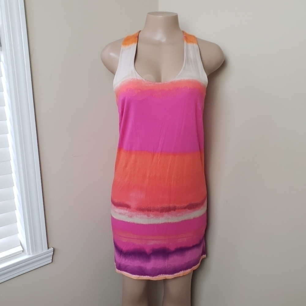 CYNTHIA ROWLEY Hot Pink Mini Dress